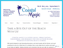 Tablet Screenshot of coastalmagicconvention.com